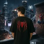 Orryxa Premium Oversized Spiderman T-Shirt – 240 GSM French Terry Pure Cotton, Unisex Streetwear - Image 2