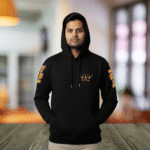 King Street Premium Black Hoodie – 320 GSM heavyweight Oversized Streetwear by ORRYXA - Image 2