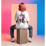 220 GSM White Heavyweight Cotton Oversized Tee for Women – Fashion Meets Comfort