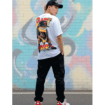 Bad printed Premium Oversized T-Shirt for Men (White | 280 GSM | 100% Cotton)