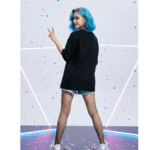 Always support you Orryxa Women's Oversized T-Shirt for Women (Black | Cotton | 240 GSM) - Image 3