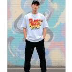 Bad printed Premium Oversized T-Shirt for Men (White | 280 GSM | 100% Cotton) - Image 3