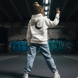 Orryxa Premium White Women’s Oversized Hoodie | 320 GSM Fleece Cotton | Streetwear Comfort