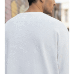 Men’s Oversized Karera Popcorn Fabric T-Shirt | 220 GSM Premium Quality | Round Neck Casual Wear - Image 2