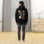 Mr Destroyer premium Black Hoodie – 320 GSM Heavyweight Fleece Streetwear by ORRYXA - Image 3