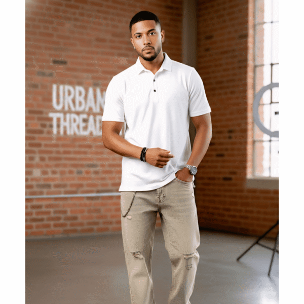 Polo Full Sleeve T-Shirt Regular fit for Men – Premium Polister Karera Fabric | 220 GSM - Image 1