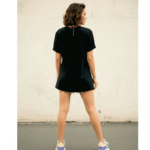 Orryxa Women’s Premium 220 GSM Oversized Cotton T-Shirt – Trendy Black Streetwear Fit - Image 2