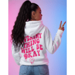 Orryxa Premium White Women’s Oversized Hoodie | 320 GSM Fleece Cotton | Streetwear Comfort