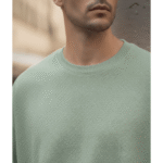 Men’s Oversized Karera Popcorn Fabric T-Shirt | 220 GSM Premium Quality | Round Neck Casual Wear - Image 3