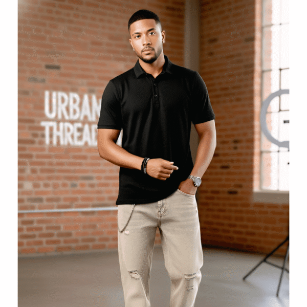 Polo Full Sleeve T-Shirt Regular fit for Men – Premium Polister Karera Fabric | 220 GSM - Image 1