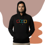 Zoho logo Premium Black Hoodie – 320 GSM Heavyweight Fleece Streetwear by ORRYXA
