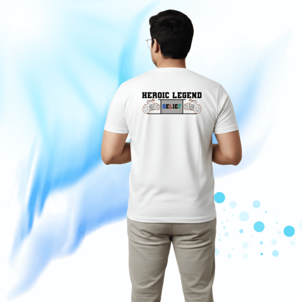 Sinker Cotton Compact Yarn 220 GSM Regular Fit T-Shirt | Premium Soft Touch Daily Wear Tee for Men & Women (Copy) - Image 2