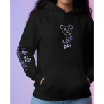 Comfort Meets Confidence Orryxa Premium Black Women’s Oversized Hoodie | 320 GSM Fleece Cotton | Streetwear Comfort - Image 2