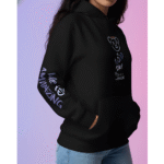 Comfort Meets Confidence Orryxa Premium Black Women’s Oversized Hoodie | 320 GSM Fleece Cotton | Streetwear Comfort - Image 3