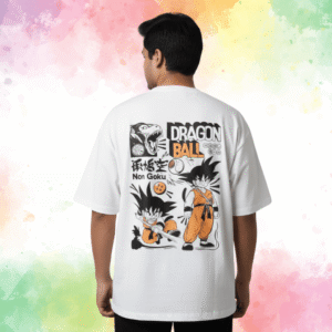 Dragon Ball Z Premium 240 GSM Oversized Printed T-Shirt for Men