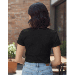 I have squirrels orryxa Women's Regular T-Shirt for Women (Black | Cotton | 220 GSM) - Image 4