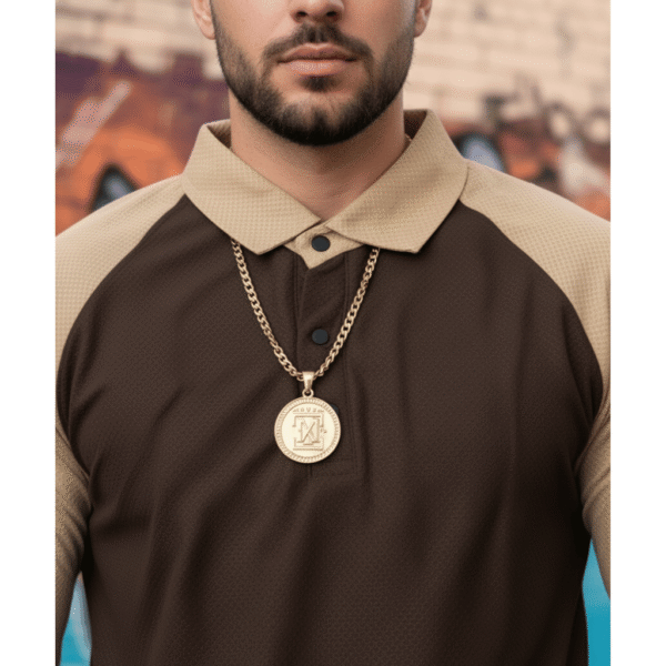 👕 Polo Full Sleeve T-Shirt for Men – Premium Honeycomb Fabric | 220 GSM - Image 2