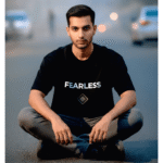 Orryxa Premium Oversized T-Shirt for Men (Black | 280 GSM | 100% Cotton) - Image 3