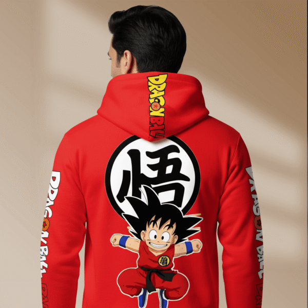 Duck printed Premium Red Hoodie – 320 GSM heavyweight Oversized Streetwear by ORRYXA - Image 1