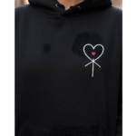 The Girls live Jesus Orryxa Premium Black Women’s Oversized Hoodie | 320 GSM Fleece Cotton | Streetwear Comfort - Image 3