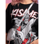 Orryxa 220 GSM Black Heavyweight Cotton Oversized Tee for Women – Fashion Meets Comfort - Image 2