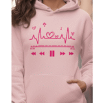 Orryxa Premium Pink Women’s Oversized Hoodie | 320 GSM Fleece Cotton | Streetwear Comfort - Image 3