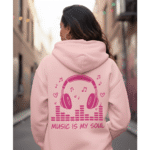 Orryxa Premium Pink Women’s Oversized Hoodie | 320 GSM Fleece Cotton | Streetwear Comfort