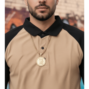 Polo Full Sleeve T-Shirt for Men – Premium Honeycomb Fabric | 220 GSM