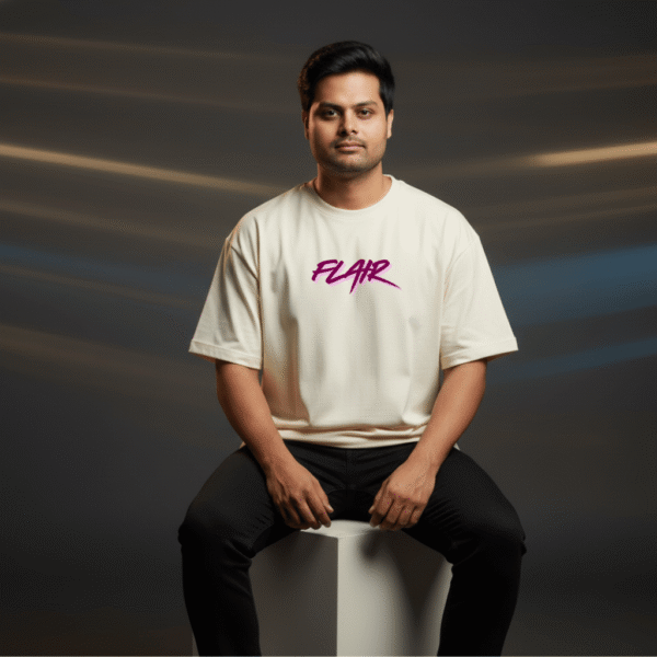 Rise above limit Sinker Cotton Compact Yarn 220 GSM Regular Fit T-Shirt Comfort Meets Everyday - Image 2