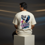 Rise above limit Sinker Cotton Compact Yarn 220 GSM Regular Fit T-Shirt Comfort Meets Everyday