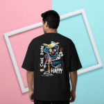 Cool Dude Premium 240 GSM Oversized Printed T-Shirt for Men