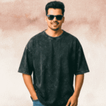 240 GSM Acid Wash Oversized T-Shirt – Premium French Terry | Bio & Silicon Washed