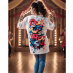 Orryxa Classic White Cotton Oversized T-Shirt for Women – Relaxed Fit, Soft & Breathable