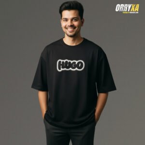 HUGO BOSS Oversized Premium T-Shirt – Luxury 240 GSM Cotton Streetwear Tee for Men & Women